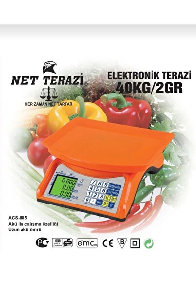 abnturk DİJİTAL 40 GK KAPASİTELİ TARTI