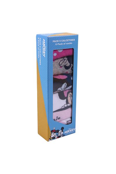 Minnie Mouse Set of 5 girls' socks Minnie Mouse Multicolor 25-30 EU