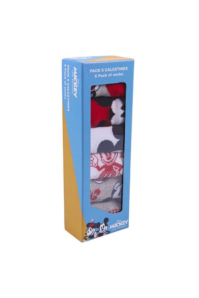 Mickey Mouse Set 5 sosete baieti Mickey Mouse Multicolor 23-25 EU