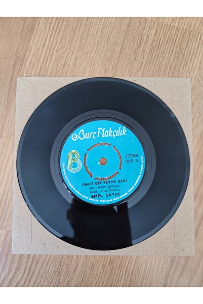 Plakperest EMEL SAYIN - Yudum Yudum İç - Dönem Türkiye Basım 45 lik Plak - KA...