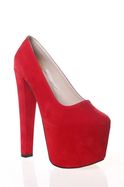 PayBuy Women's Fashion Stylish Fuchsia Suede High Heel Heels Elegant Design Wedding Engagement Night Evening Dress Shoes