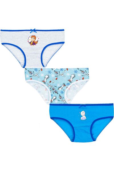 Frozen Set 3 chiloti fete, Disney Frozen, Multicolor 116-122 CM