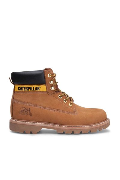 Cat Yellow Nubuck Genuine Leather Men's Boots - 015m 100031 -9
