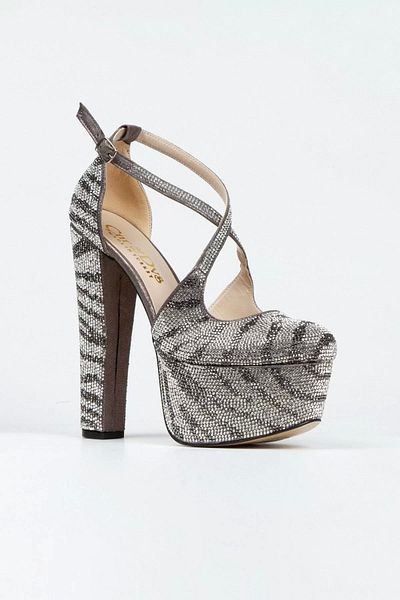 PayBuy Sultan pentru damă, dublă culoare, piatră, clasice, cu toc, cu platformă, cu toc, nuntă, logodnă, seară, rochie de seară, pantofi