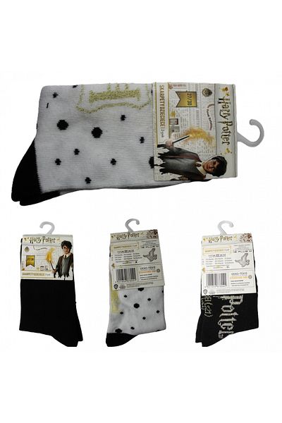 Harry Potter Set of 8 Harry Potter unisex socks, Black 23-26 EU