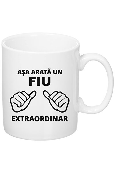 OEM Εξατομικευμένη λευκή κούπα "Έτσι μοιάζει ένας εξαιρετικός γιος", INOVATIX...