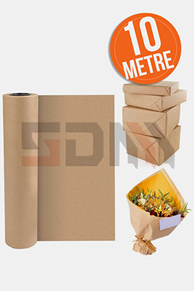 5DM Kraft Kağıt 50cm x 10 Metre Rulo: Ambalaj, Çeyiz Paketleme, Hediye Kağıdı...