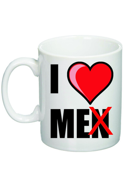 OEM Εξατομικευμένη λευκή κούπα "αγαπώ τον εαυτό μου", INOVATIX®. 330 ml