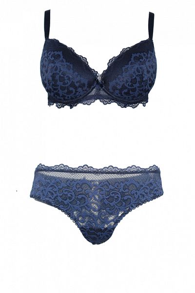 Sielei Set sutien si chiloti SIeLEI, Albastru 85C EU / 5-XL Standard