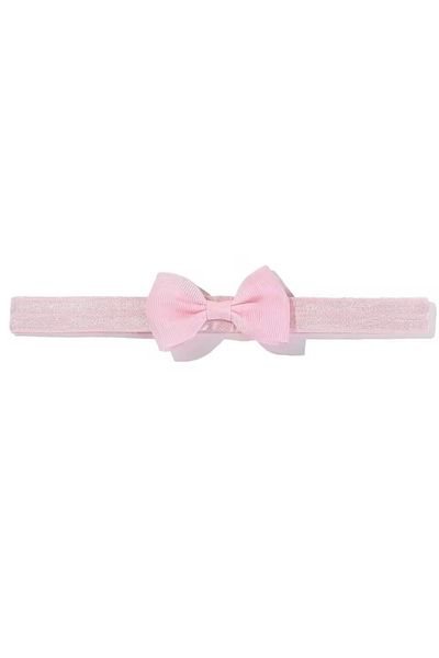 Fiyonks Atölye Bandana pentru bebelusi cu fundita, Bandana pentru fete, Bandana elastica cu fundita