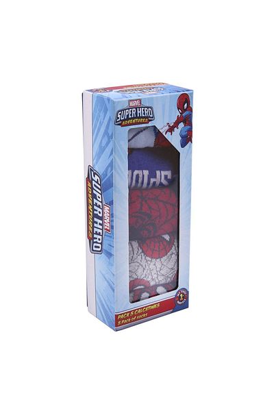 SPIDERMAN Set 5 sosete baieti Spiderman Multicolor 19-22 EU