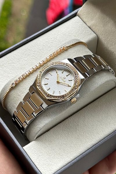 Homies Women's Wristwatch Special Gift Box and Bracelet Gift for Mother's Day.Hm0901