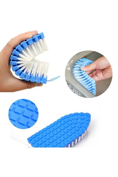 noip Bendable Flexible Edge Corner Sink Cleaning Brush Bathroom Kitchen Brush (7474)