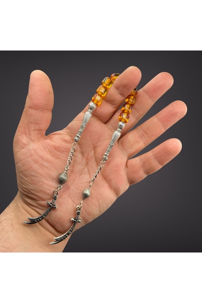 Kt ÇİFT İMAMELİ ÇUBUK SIKMA KEHRİBAR ZAZA TESBİH