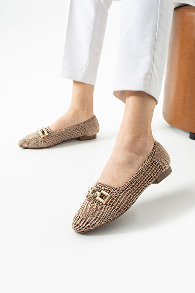 bolella kadın örme yumuşak dokulu hasır babet