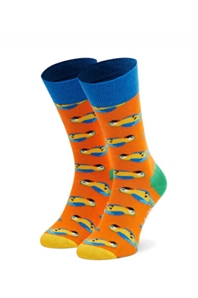 Shuttle Park Special Series Happy Colorful Parrot Patterned Socks Fun Comfortable Design Style Socket Seamless Socks