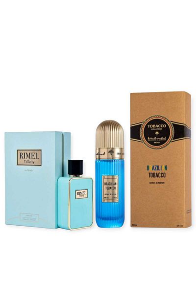 IBRAQ Ibrahim Al Qurashi Brazilian Tobacco Perfume with Rimmel Tiffany 200ml