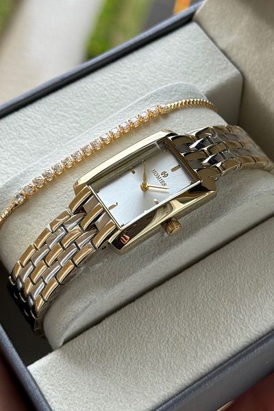 Homies Women's Wristwatch Special Gift Box and Bracelet Gift for Mother's Day.Hm0903