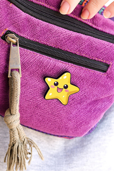 Rozzy Lab Yıldız No.1 - Pin - Rozet - Broş - Yaka Çanta Aksesuar