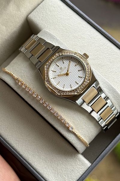 Homies Women's Wristwatch Special Gift Box and Bracelet Gift for Mother's Day.Hm0901