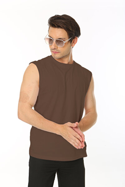 CHEISU Ανδρικό μπλουζάκι από 100% βαμβακερό μπλουζάκι με λαιμόκοψη με λαιμόκοψη