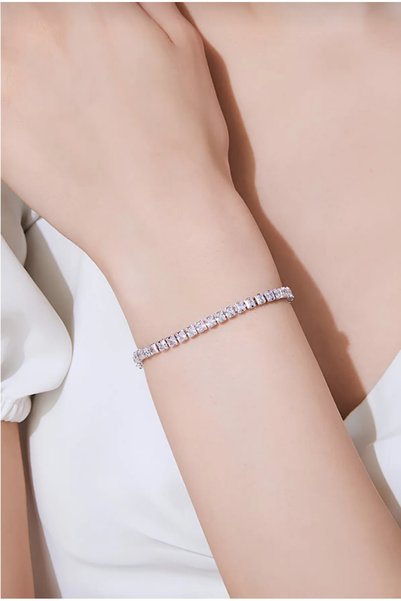MAKSESUAR Zircon Stone Waterway Necklace & Bracelet & Earring Set