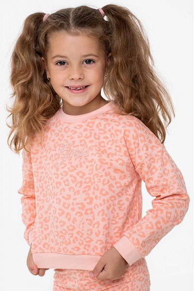 Guess Bluza pentru fete Guess K2YQ03 Roz 110 CM