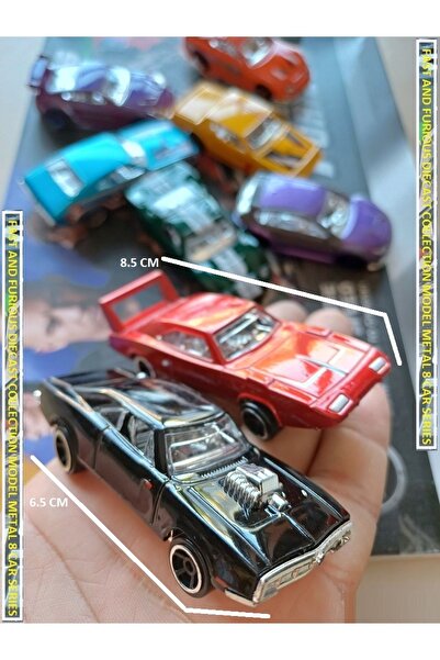 OYUNCAKSAHİLİ FAST AND FURIOUS HIZLI VE ÖFKELİ DOMİNİC TORETTO DOOM 8 ADET METAL ARABA FİLM ARAÇLARI