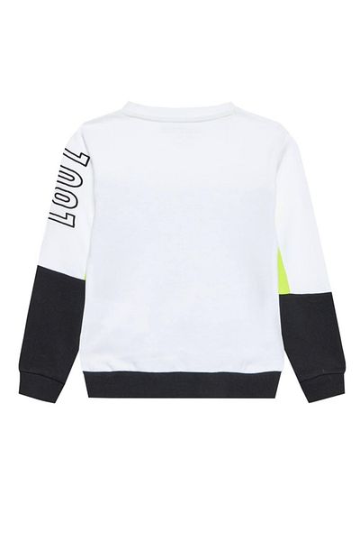 Guess Bluza pentru baieti Guess N2BQ07 Alb/Negru 110 CM
