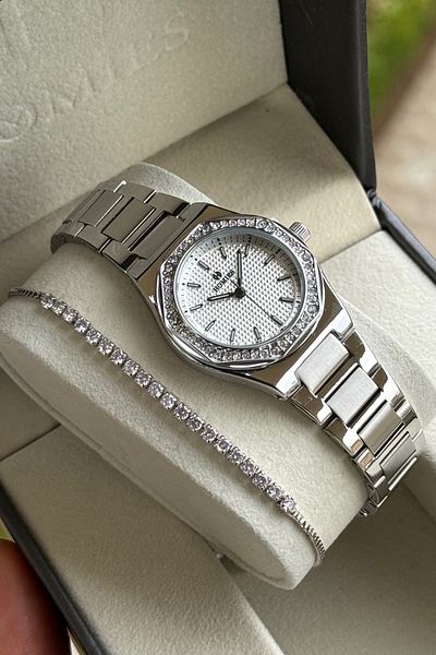 Homies Women's Wristwatch Special Gift Box and Bracelet for Mother's Day