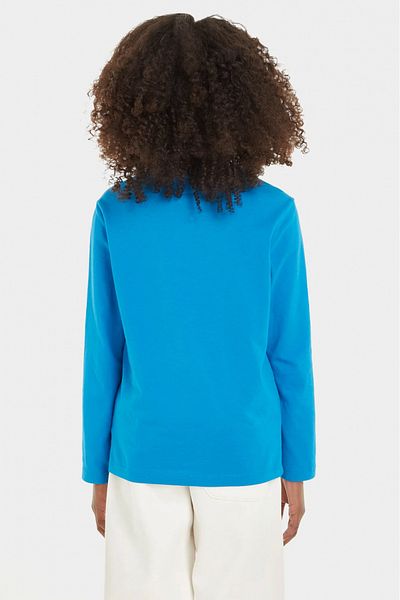 Tommy Hilfiger Bluza copii Tommy Hilfiger KS0KS00202 Albastru 152 CM