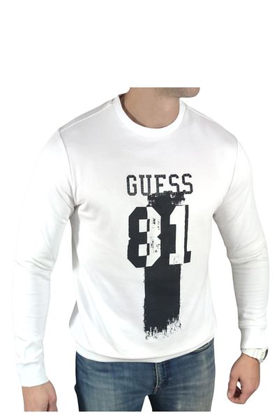 Guess Bluza barbati Guess X3BQ20 Alb L INTL