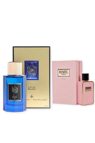 IBRAQ Ibrahim Al Qurashi Al Wafia Blue Oud Perfume with Rimmel Elixir Unisex Perfume - 200 ml - Concentrated