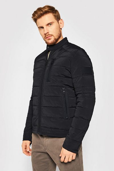 Calvin Klein Jacheta CK Quilted Moto J30J316664 Negru S INTL
