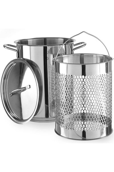 HENDI Steamer pot, lid and basket set