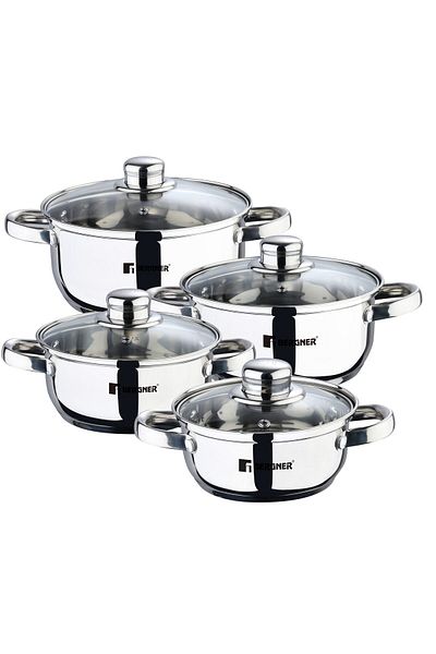 Bergner Set 4 oale cu capac (8 piese) Bergner Viena