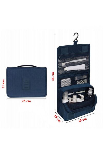 Ecosell Travel Cosmetic Makeup Bag with Waterproof Organizer Strap