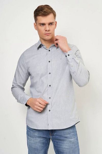 Calvin Klein Camasa CK Washed Dobby J30J319064 Gri 2XL INTL