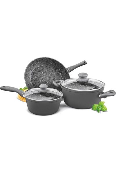 LAMART Lamart Flint 5-piece pot set