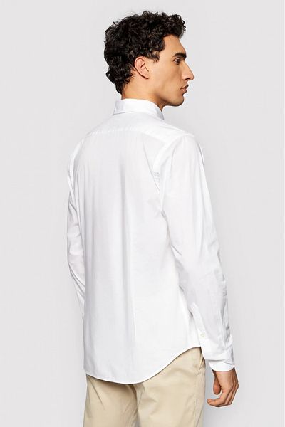 La Martina Camasa La Martina regular fit cu logo brodat CCMC01 Alb 4XL INTL
