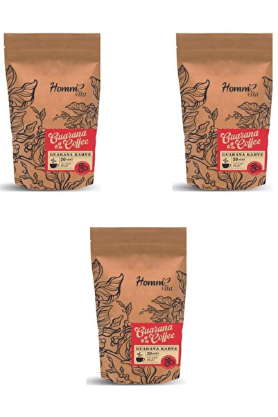 Gök Sports HOMM VİTA Guarana Kahve 30 Adet 3lü Paket Detox Form Diyet Kahvesi