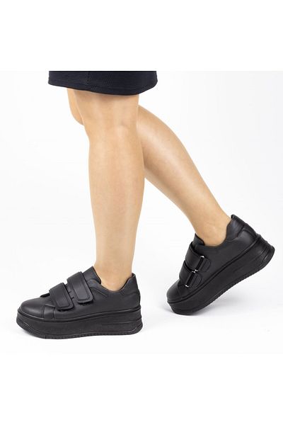 MixBrand Women's Thick Sole Velcro Casual Sports Shoes Sneakers