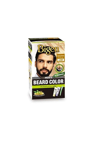 alatar بيجن صبغة لشعر اللحية بني متوسط B105