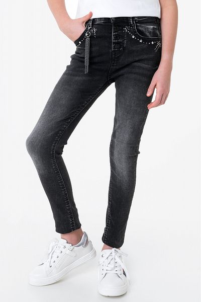 Guess Blugi fete guess J2RA10 Negru 140 CM