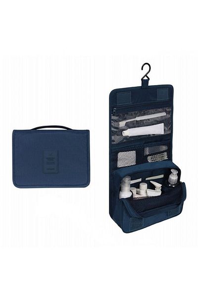 Ecosell Travel Cosmetic Makeup Bag with Waterproof Organizer Strap