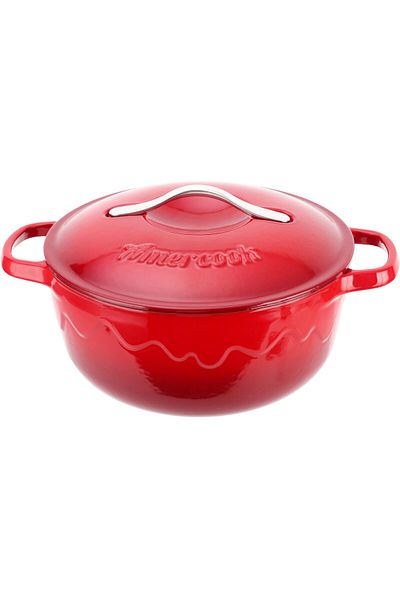 Amercook Amercook Alfetta cast iron pot with lid