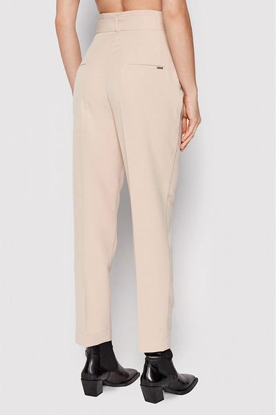 Guess Pantaloni Guess cu o curea in talie W2RB08 Bej XL INTL