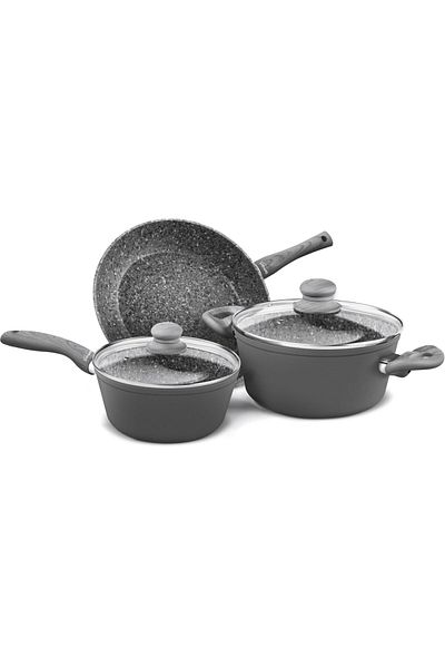 LAMART Lamart Flint 5-piece pot set