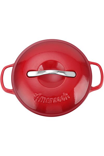 Amercook Amercook Alfetta cast iron pot with lid
