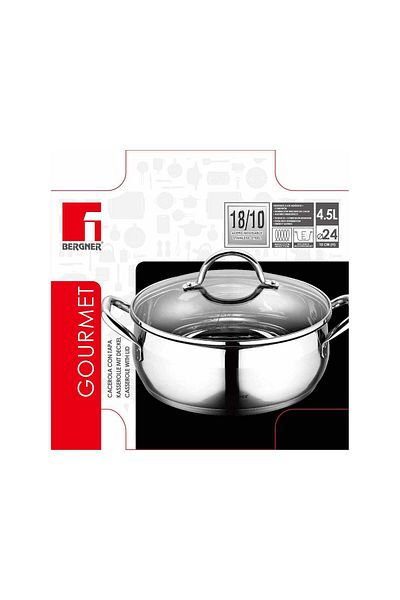 Bergner Bergner Gourmet saucepan with lid